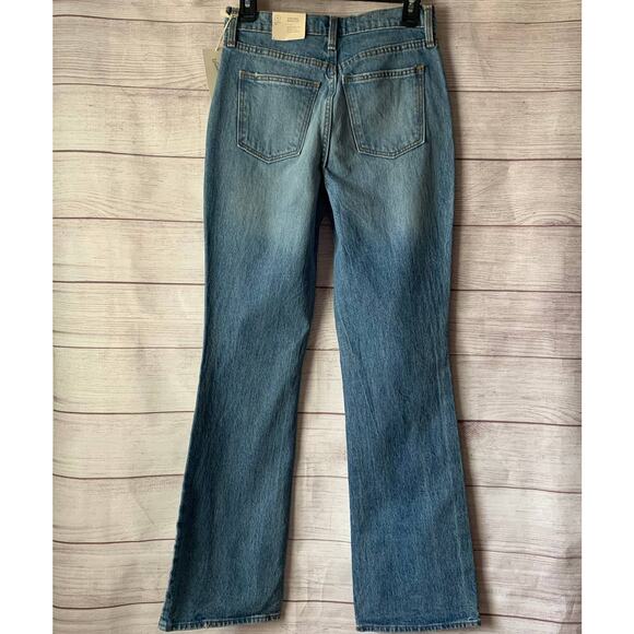 Universal Threads Denim Jeans Bootcut Leg Vintage Stretch Size 0 Reg 25 Waist - Picture 2 of 16